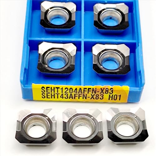10 STÜCKE Hartmetalleinsatz SEHT1204 X83 H01 Hartmetalleinsatz for Aluminiumverkleidung CNC-Drehwerkzeug SEHT 1204 Fräser von AYLFGSMG