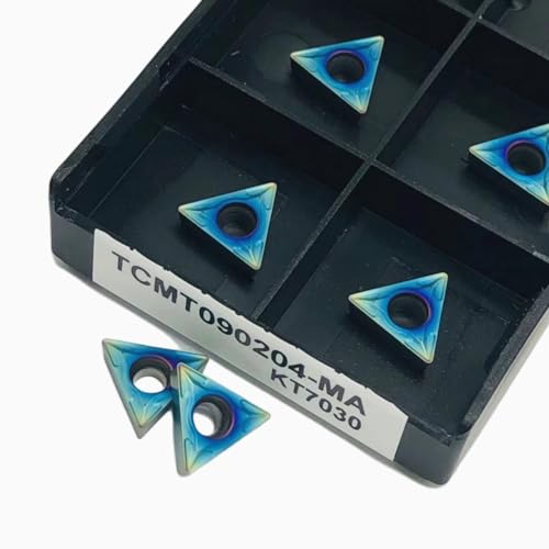 10 Stück CNC-Drehmaschinen-Bohrklingen, Edelstahl, Innenloch, Drehwerkzeuge, TCMT090204, MA KT7030 10 Stück CNC-Drehmaschinen-Bohrklingen, Edelstahl, Innenloch, Drehwerkzeuge, TCMT090204, MA KT7030 von AYLFGSMG