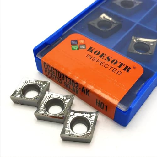 10 stücke CCGT09T302 AK H01 CCGT09T304 AK H01 CCGT09T308 AK H01 Aluminium Drehen Werkzeug Hartmetall Einfügen Fräsen Insert Cnc Drehmaschine Werkzeuge(CCGT09T302 AK H01) von AYLFGSMG