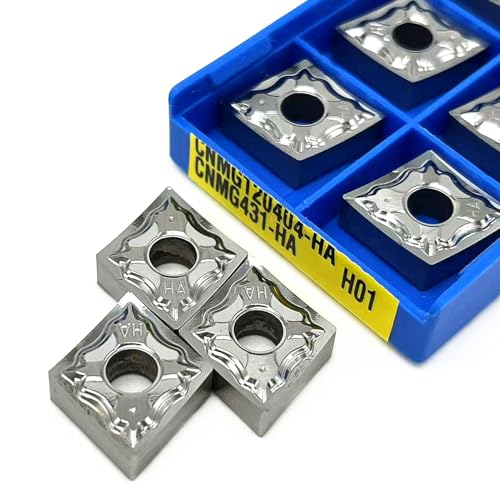 10 stücke CNMG120404 Aluminium Einsatz CNMG120402 HA H01 CNMG120404 CNMG120408 Drehen Werkzeuge for AL CNC Drehmaschine Cutter 10 stücke Platte Cutter(CNMG120404 HA H01) von AYLFGSMG