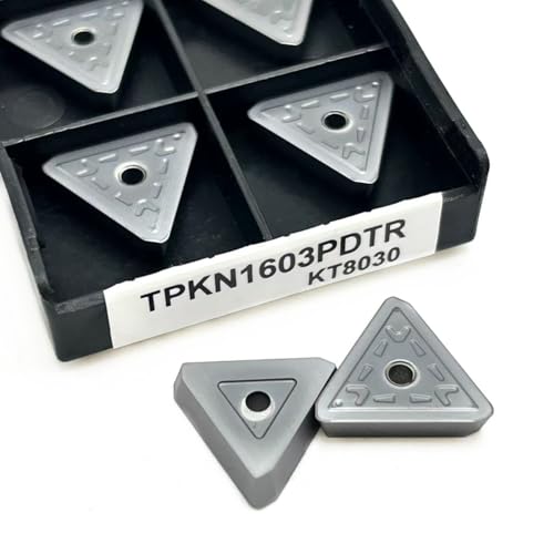 10 stücke Cnc Klinge TPKN1603PDTR TPKN2204PDTR Schneiden Werkzeug TPKN1603 TPKN2204 KT8030 Fräsen Einsatz(TPKN1603PDTR KT8030) von AYLFGSMG
