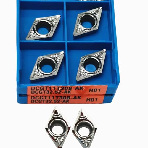 10 stücke DCGT11T302 DCGT11T304 DCGT11T308 AK H01 Drehen Klingen Drehmaschine for Aluminium(DCGT11T308-AK H01) von AYLFGSMG