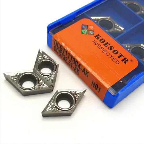 10 stücke DCGT11T302 DCGT11T304 DCGT11T308 AK H01 Insert Fräser Aluminium Drehen CNC Drehmaschine Werkzeug Verarbeitung DCGT 11T304(DCGT11T304-AK H01) von AYLFGSMG