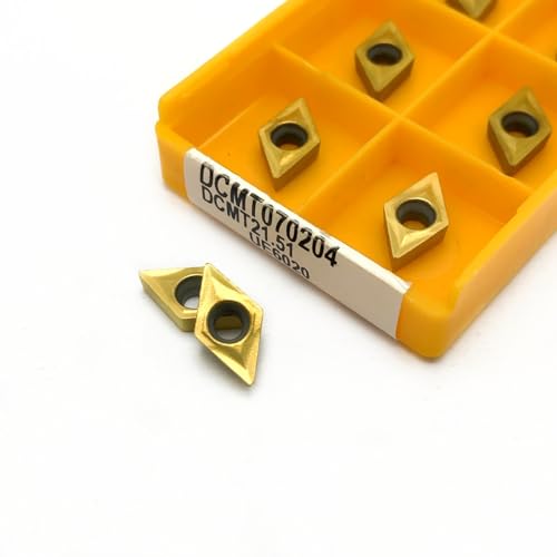 10 stücke DCMT070204 Interne Drehen Werkzeug Metall Drehmaschine Werkzeuge Schneiden Werkzeug DCMT070204 Drehen Einsatz(DCMT070204 UE6020) von AYLFGSMG
