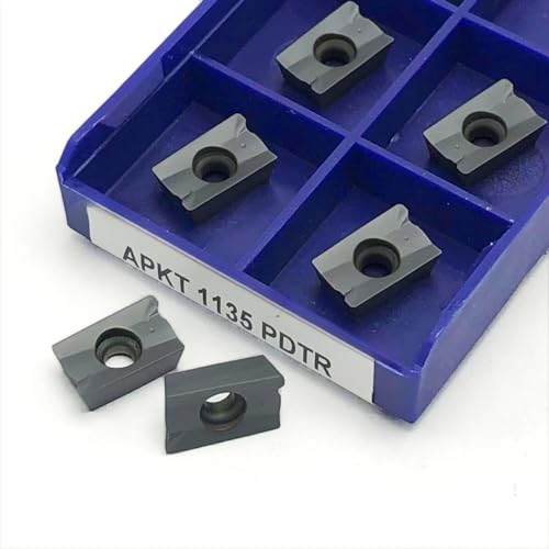 10 stücke Fräser APKT1604 APMT1604PDTR APMT1135, APKT1135 Harte Legierung Klinge CNC Drehmaschine Fräser Werkzeug(APKT 1135 PDTR LT30) von AYLFGSMG