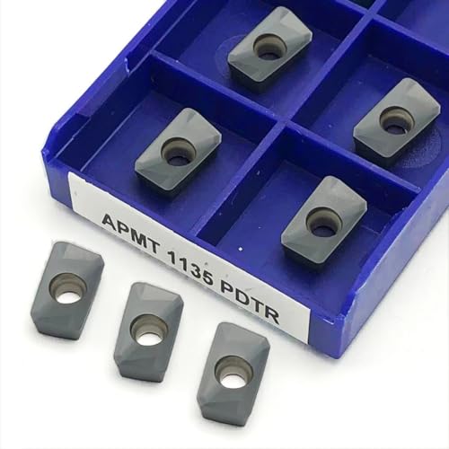 10 stücke Fräser APKT1604 APMT1604PDTR APMT1135, APKT1135 Harte Legierung Klinge CNC Drehmaschine Fräser Werkzeug(APMT 1135 PDTR LT30) von AYLFGSMG
