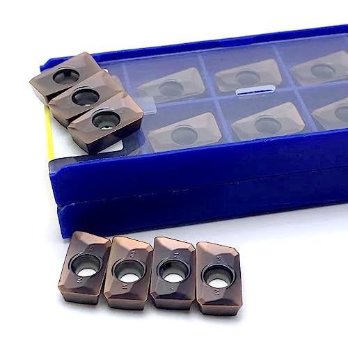 10 stücke Fräser APMT1135PDR APMT160408PDER YBG205 Edelstahl CNC Klinge APMT1135 APMT1604 Harte Legierung Klinge(APMT160408 YBG205) von AYLFGSMG