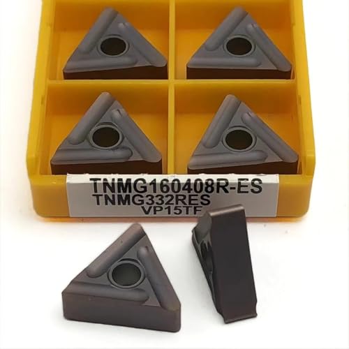 10 stücke Hartmetall-Außendrehwerkzeuge, CNC-Drehwerkzeuge, Schneiden TNMG160404R, TNMG160404L, TNMG160408R ES UE6020 VP15TF(TNMG160408RES VP15TF) von AYLFGSMG
