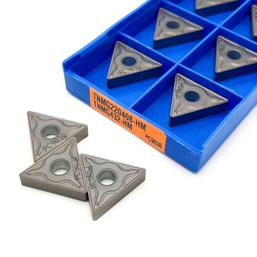 10 stücke Hartmetalleinsatz TNMG220404 TNMG220408 HM PC9030 NC3020 Metalldrehwerkzeug TNMG 220404 TNMG 220408 Schneidwerkzeuge(TNMG220408-HM PC9030) von AYLFGSMG