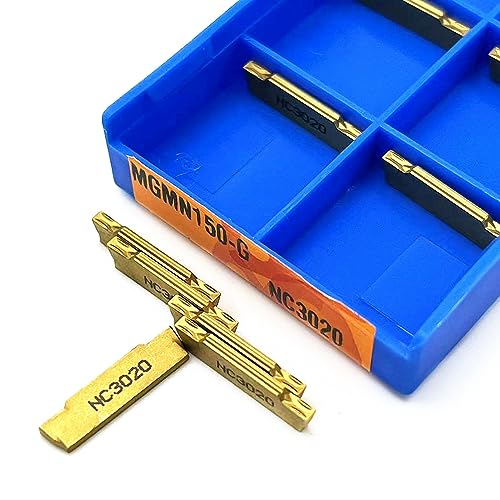 10 stücke MGMN150 G NC3030 PC9030 Einstechen Hartmetalleinsatz Drehwerkzeuge Metalldrehmaschine Einstechen Einsätze CNC(MGMN150 G NC3020) von AYLFGSMG