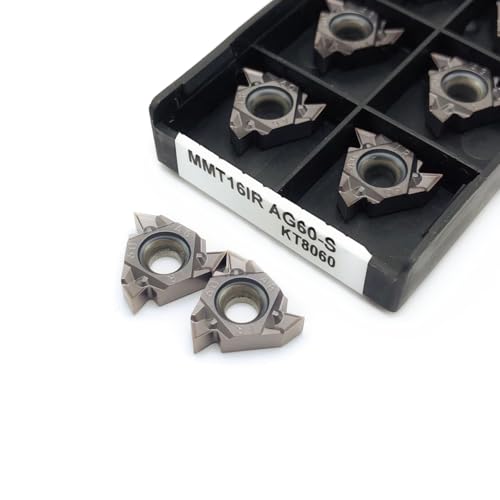 10 stücke MMT16ER AG60-S MMT16ER AG55-S MMT16IR AG60-S MMT16IR AG55-S Gewindeeinsatz Hartmetallklinge CNC Werkzeugklinge(16IR AG60-S KT8060) von AYLFGSMG