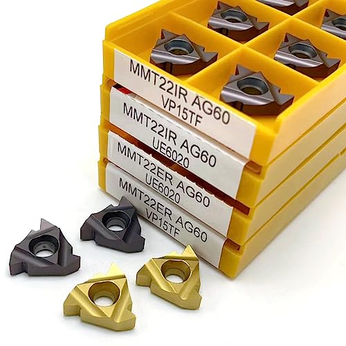 10 stücke MMT22ER 22IR AG60 metall gewinde drehwerkzeug CNC drehwerkzeug 22ER AG60 hartmetall-drehmaschine klinge(MMT22ER AG60 UE6020) von AYLFGSMG