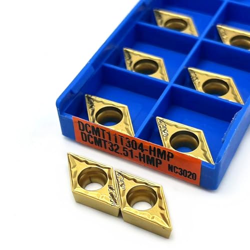 10 stücke Pin Fräsen Werkzeug DCMT070204 DCMT11T304 PC9030 NC3020 Hartmetall Werkzeug Hohe Qualität Schneiden Werkzeug DCMT 070204 Drehen Einsatz(DCMT11T304 NC3020) von AYLFGSMG