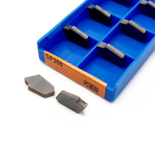 10 stücke SP300 SP400 PC9030 NC3020 NC3030 Schlitz Hartmetall Einsätze Abschied Und Einstechen Metall Werkzeug Drehmaschine Werkzeug Einstechen Drehen Werkzeug(SP300 PC9030) von AYLFGSMG