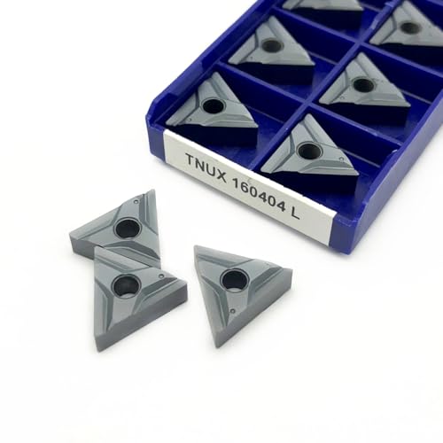 10 stücke TNUX160404R TNUX160408R TNUX160404L TNUX160408L LT10 CNC Klinge Hartmetalleinsatz Drehmaschine Cutter Werkzeug Externe Drehwerkzeug(TNUX 160404 L LT10) von AYLFGSMG