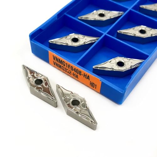 10 stücke VNMG160402 VNMG160404 VNMG160408 HA H01 Hartmetall Einsätze Externe Drehen Werkzeug CNC Drehen Einsatz Aluminium Maschine Schneiden Werkzeug(VNMG160408-HA H01) von AYLFGSMG