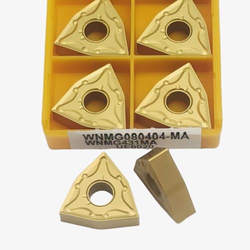 10 stücke WNMG080404 WNMG080408 MA VP15TF/UE6020 Hartmetall Klinge Zylindrischen Drehmaschine Werkzeug(WNMG080404-MA UE6020) von AYLFGSMG