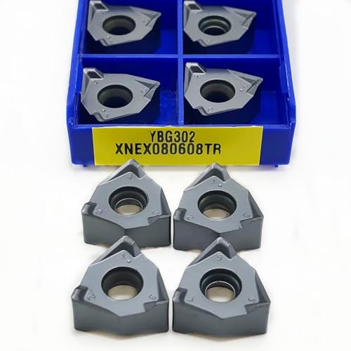 10 stücke XNEX080608TR YBG205 YBG302 Schnelle Feed Fräsen Werkzeug XNEX080608 Hohe Vielseitigkeit Verbessern Verarbeitung Genauigkeit Und Werkzeug(XNEX080608TR YBG302) von AYLFGSMG