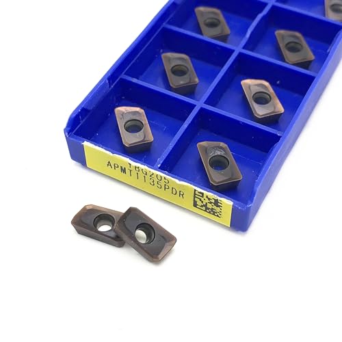 10PCS APMT1135 PDR YBG205 APMT160408 PDER YBG205 Hartmetall Einfügen APMT Werkzeug for Wende Fräser APMT 1135 APMT 1604(APMT1135PDR YBG205) von AYLFGSMG