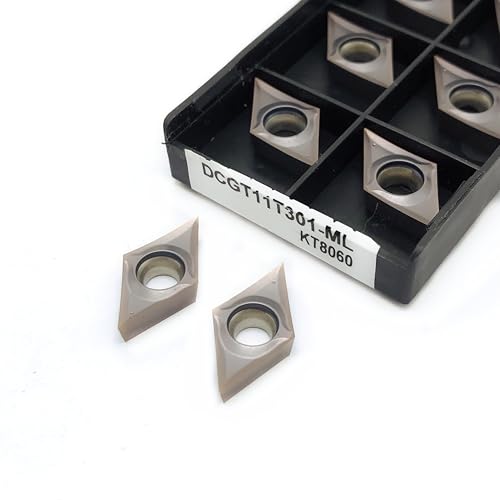10PCS DCGT11T301 DCGT11T302 DCGT11T304 Drehen Werkzeuge CNC DCGT11T301/02/04 Hartmetall Einfügen Drehmaschine Cutter Klingen(DCGT11T301-ML KT8060) von AYLFGSMG