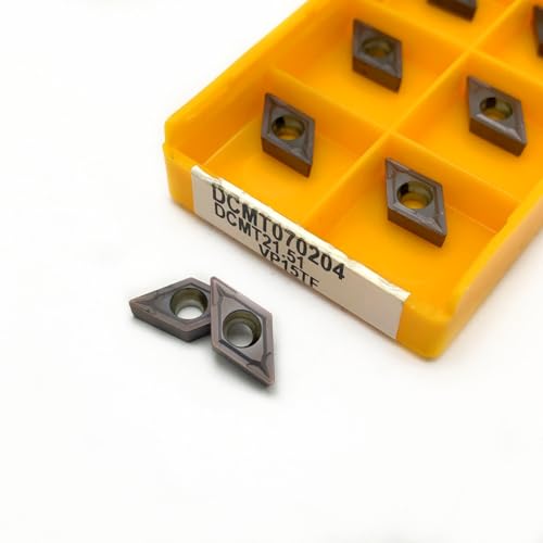 10PCS Drehmaschine Werkzeug DCMT070204 VP15TF DCMT070204 UE6020 Hartmetall Werkzeug Schneiden Werkzeug DCMT 070204 VP15TF Drehen Einsatz(DCMT070204 VP15TF) von AYLFGSMG