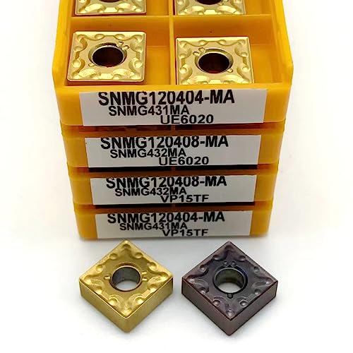 10PCS Hartmetalleinsatz SNMG120404 SNMG120408 MA VP15TF UE6020 Metall Zylindrisches Drehwerkzeug CNC-Drehwerkzeug SNMG-Drehwerkzeug(SNMG120408 MA UE6020) von AYLFGSMG