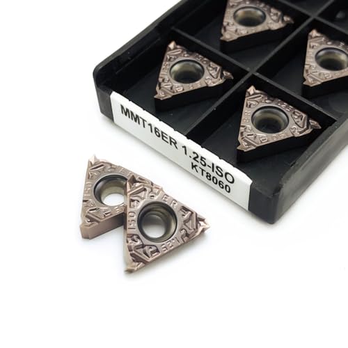 10PCS MMT16ER MMT16IR 1.0/1.25/1.5/1.75/2.0/2.5/3,0 KT8060 CNC Gewinde Fräser hartmetall Werkzeug Gewinde Inser(16ER 1.25-ISO KT8060) von AYLFGSMG