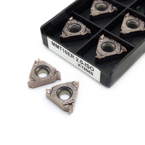 10PCS MMT16ER MMT16IR 1.0/1.25/1.5/1.75/2.0/2.5/3,0 KT8060 CNC Gewinde Fräser hartmetall Werkzeug Gewinde Inser(16ER 2.0-ISO KT8060) von AYLFGSMG