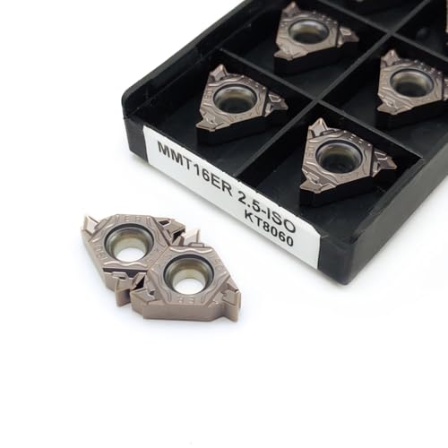 10PCS MMT16ER MMT16IR 1.0/1.25/1.5/1.75/2.0/2.5/3,0 KT8060 CNC Gewinde Fräser hartmetall Werkzeug Gewinde Inser(16ER 2.5-ISO KT8060) von AYLFGSMG