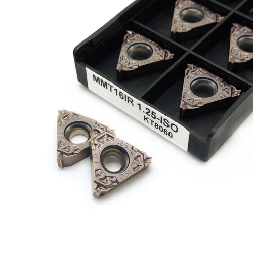 10PCS MMT16ER MMT16IR 1.0/1.25/1.5/1.75/2.0/2.5/3,0 KT8060 CNC Gewinde Fräser hartmetall Werkzeug Gewinde Inser(16IR 1.25-ISO KT8060) von AYLFGSMG