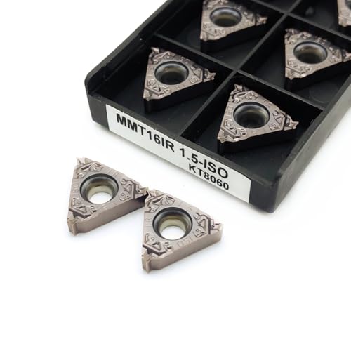 10PCS MMT16ER MMT16IR 1.0/1.25/1.5/1.75/2.0/2.5/3,0 KT8060 CNC Gewinde Fräser hartmetall Werkzeug Gewinde Inser(16IR 1.5-ISO KT8060) von AYLFGSMG