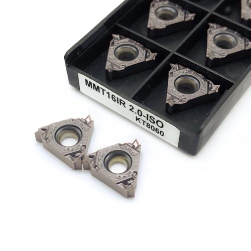 10PCS MMT16ER MMT16IR 1.0/1.25/1.5/1.75/2.0/2.5/3,0 KT8060 CNC Gewinde Fräser hartmetall Werkzeug Gewinde Inser(16IR 2.0-ISO KT8060) von AYLFGSMG