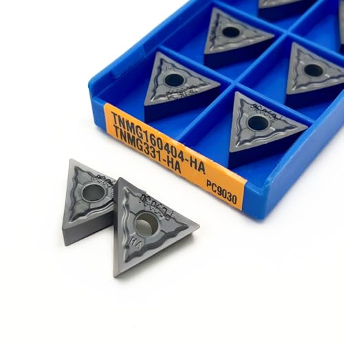 10PCS TNMG160404 TNMG160408 HA PC9030 Carbide Insert External Turning Tools CNC Lathe Tools Cutting Turning Insert(TNMG160404-HA PC9030) von AYLFGSMG