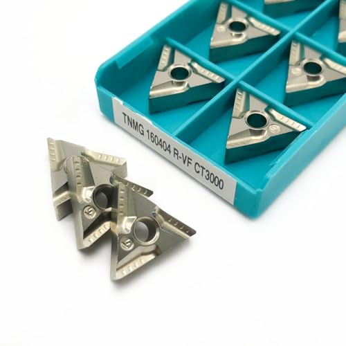 10PCS TNMG160404R TNMG160404L TNMG160408R TNMG160408L VF CT3000 Drehen Werkzeug Metall Keramik Grade CNC Drehen Werkzeug(TNMG160404R-VF CT300) von AYLFGSMG