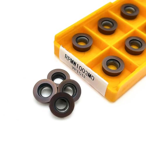 10Pcs RPMT1204 RPMT1606 RPMT10T3 RPMW1003 RPMT10T3 VP15TF CNC Verarbeitung Metall Drehen Werkzeug Fräsen Einsätze Wende Drehmaschine(RPMW 1003MO VP15TF) von AYLFGSMG