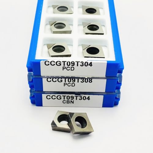 CCGW09T304 PCD CCGW09T302 PCD CCGW09T308 PCD Dimamond PCD CNC-Einsätze Latte-Schneidwerkzeuge Kupfer-Aluminium, CBN-gehärteter Stahl(CCGW09T308-PCD,2PCS) von AYLFGSMG