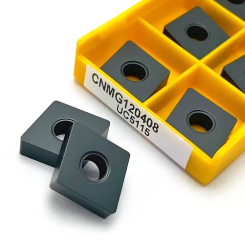 CNMG120408 CNMA120404 CNMA120404 CNMA120408 UC5115 Wende-Drehmesser for Gusseisen, Roheisen, Schneidklingen(CNMA120404 UC5115) von AYLFGSMG