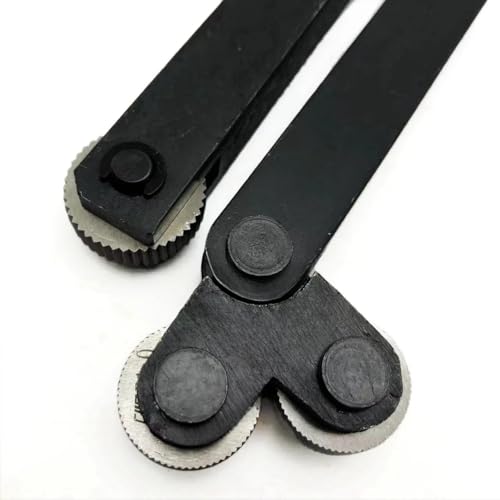 Doppelrad-Rändelwerkzeugsatz, hochwertiges 0,5–2 mm großes Rad-Linear-Rändelset, Drehmaschinen-Fräsrad-Rändelwerkzeugset aus Stahl(Shuang 1.6mm) von AYLFGSMG