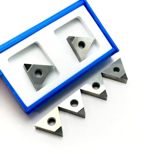 PCD CBN TNMG160404 TNMG160402 TNMG160408 for Kupfer und Aluminium CBN-Werkzeuge Bearbeitung von Hartstahl und Gusseisen Drehwerkzeuge(TNGA160408-PCD,5PCS) von AYLFGSMG