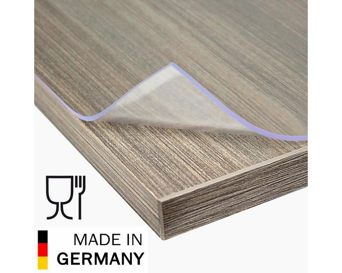 AYLO Tischdecke PVC Premium Tischdecke Tischschutz Tischmatte glasklar, transparent (Größen wählbar), - durch die Folie sind Ihre Tische geschützt vor Kratzern, Flecken und Schlägen von AYLO