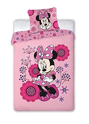 Disney AYMAX S.P.R.L Minnie Juego de Cama Individual, 1 pieza von Disney