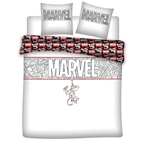 Parure de lit double réversible Marvel Spiderman - 220 cm x 240 cm von Aymax