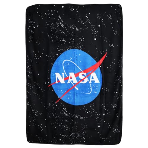 AYMAX NASA Space Center Fleecedecke (120 × 150 cm) – 100% Polyester – Sternenhimmel-Design von AYMAX