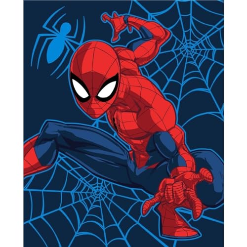 Aymax Spiderman Flauschdecke Schmusedecke Kuscheldecke 130 x 160 cm von Aymax