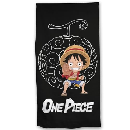One Piece Strandtuch Monkey D. Ruffy 70x140 cm – Mikrofaser Anime Handtuch – Schwarz – Schnelltrocknend – Kinder & Erwachsene – Piraten Design One Piece Strandtuch Monkey D. Ruffy 70x140 cm – Mikrofaser Anime Handtuch – Schwarz – Schnelltrocknend – Kinder & Erwachsene – Piraten Design von AYMAX