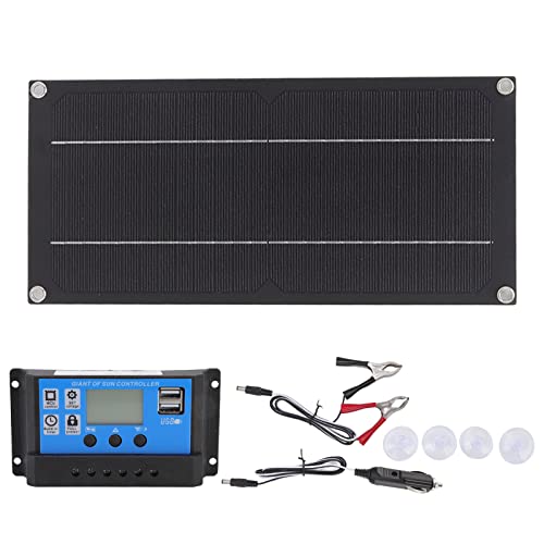 600 W 18 V Solarpanel-Kit, 18 V-Batterie 100 A-Laderegler, Monokristallines Solarpanel-Batterieladegerät Solarpanel-Kit für Auto-RV-Marineboot-Off-Grid-System 600 W 18 V Solarpanel-Kit, 18 V-Batterie 100 A-Laderegler, Monokristallines Solarpanel-Batterieladegerät Solarpanel-Kit für Auto-RV-Marineboot-Off-Grid-System von AYNEFY
