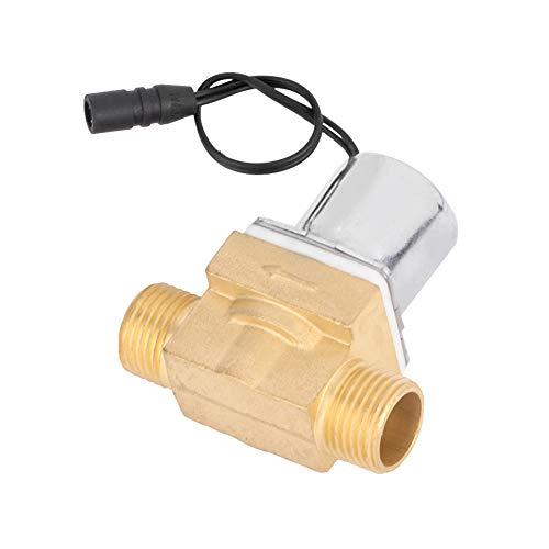6V Induktions-Magnetventil Induktionszubehör Urinal-Magnetventil Wasserhahn, Keramik-Magnetventil Einstellbares 90-Grad-Ventil (Urinieren durch das Kupferventil (Wasser von oben) von AYNEFY