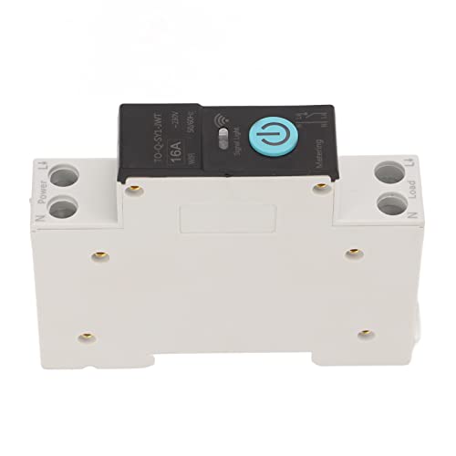 AC 230V Wireless Remote Control Fernbedienung Handy Kontrolle Schalter Unterbrecher, WiFi Smart Home Schalter Unterbrecher mit 3 Timing-Modi für Smart Home (16A) von AYNEFY