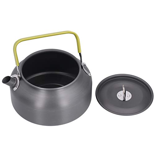 AYNEFY 1.2L Campingkochgeschirr Im Freien Kochkochketten-Kessel Multifunktional Aluminiumlegierung Teekessel mit Hitzebeständigen Griff Zum Camping-Picknick-Fischerei Wandern AYNEFY 1.2L Campingkochgeschirr Im Freien Kochkochketten-Kessel Multifunktional Aluminiumlegierung Teekessel mit Hitzebeständigen Griff Zum Camping-Picknick-Fischerei Wandern von AYNEFY