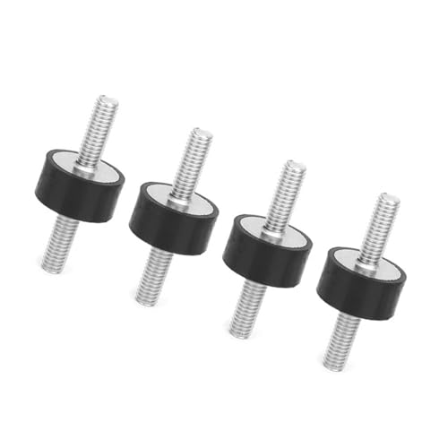 AYNEFY 4pcs M6 Gummihalterungen, Gummi Stoßdämpfer, Gummi -Isolator -Mounten für Autokobote Generator Motorhalterungen Autoboot -Spulen Stoßdämpfer mit Dämp (VV20*10 M6*18) von AYNEFY